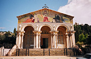 Basilica of the Agony, on Mt of Olives near Garden of Gethsemane