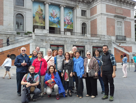 Pilgrims at the Prado Museum, Madrid-Spain
