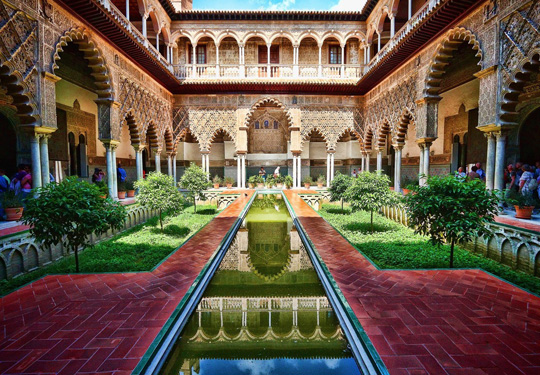 Seville Alcazar exquisite interior