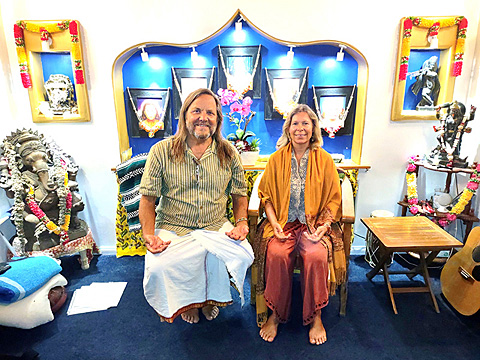 Ananda Spiritual Travels-Casey and Anke hosts at The Palace Encinitas