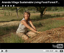Devidasi talking about the Living Food Forest