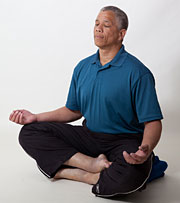 Gopal meditating
