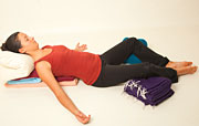 Restorative Yoga pose